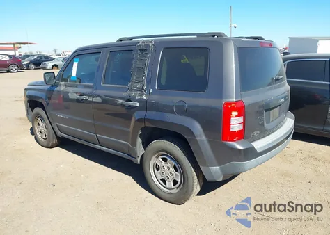 2016 Jeep Patriot Sport from USA, damaged, VIN 1C4NJPBA1GD622286